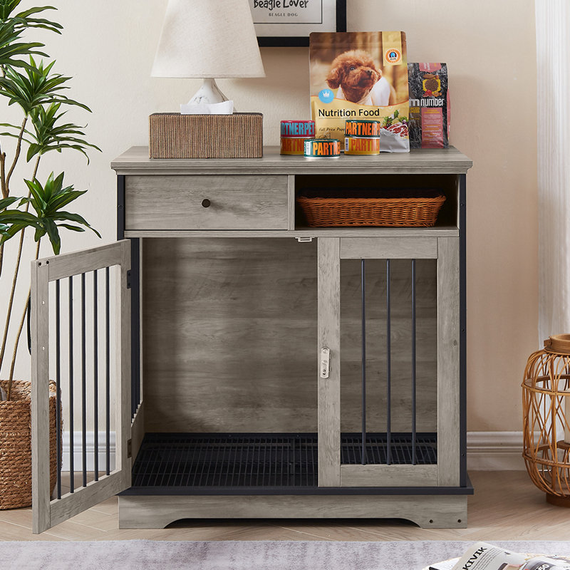 Tucker Murphy Pet™ 32"W Dog Crate Furniture For Small And Medium Dog